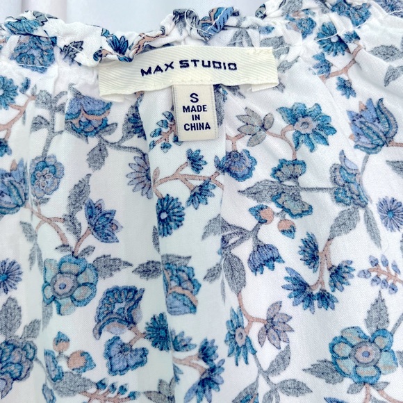 Ladies neck blouse short sleeve - Picture 2 of 3